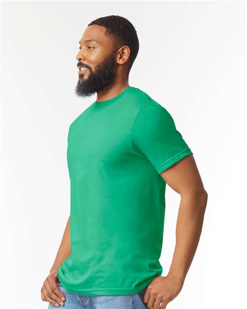 Gildan 64000CVC - Unisex Softstyle CVC T-Shirt - Kelly Mist