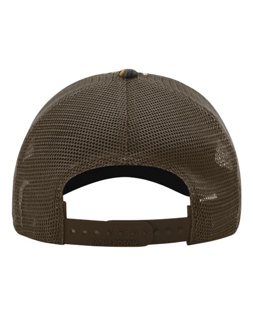 Richardson 111P - Garment Washed Printed Trucker Cap Richardson