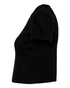 BELLA + CANVAS 1010 - Women's Micro Rib Baby Tee - Solid Black Blend