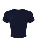 BELLA + CANVAS 1010 - Women's Micro Rib Baby Tee - Solid Navy Blend