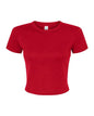 BELLA + CANVAS 1010 - Women's Micro Rib Baby Tee - Solid Red Blend