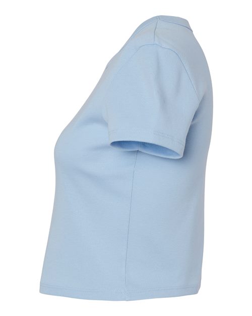 BELLA + CANVAS 1010 - Women's Micro Rib Baby Tee - Solid Baby Blue Blend