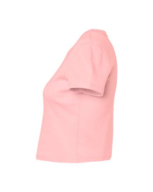 BELLA + CANVAS 1010 - Women's Micro Rib Baby Tee - Solid Pink Blend