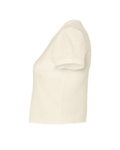 BELLA + CANVAS 1010 - Women's Micro Rib Baby Tee - Solid Natural Blend