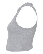 BELLA + CANVAS 1013 - Women's Micro Rib Muscle Crop Tank - Athletic Heather