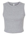 BELLA + CANVAS 1013 - Women's Micro Rib Muscle Crop Tank - Athletic Heather