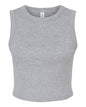 BELLA + CANVAS 1013 - Women's Micro Rib Muscle Crop Tank - Athletic Heather
