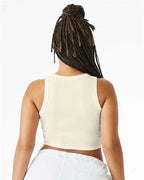 BELLA + CANVAS 1019 - Women's Micro Rib Racer Tank - Solid Natural Blend