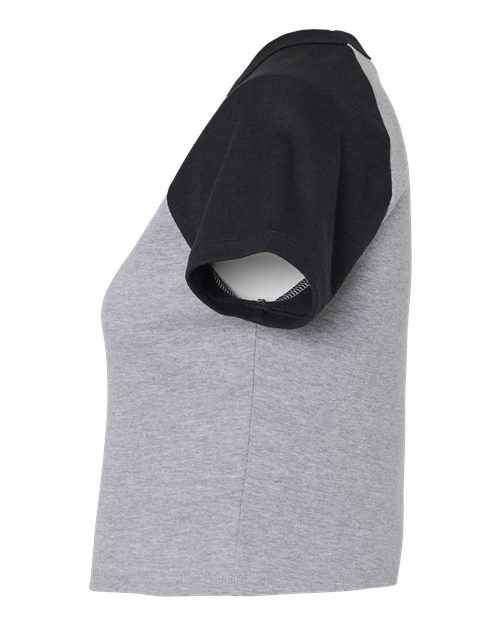 BELLA + CANVAS 1201 - Women's Micro Rib Raglan Baby Tee