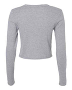 BELLA + CANVAS 1501 - Women's Micro Rib Long Sleeve Baby Tee