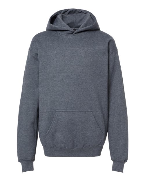 Gildan SF500B - Youth Softstyle Midweight Hooded Sweatshirt - Dark Heather