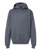 Gildan SF500B - Youth Softstyle Midweight Hooded Sweatshirt - Dark Heather
