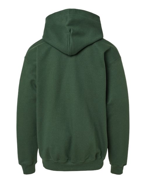 Gildan SF500B - Youth Softstyle Midweight Hooded Sweatshirt - Forest Green