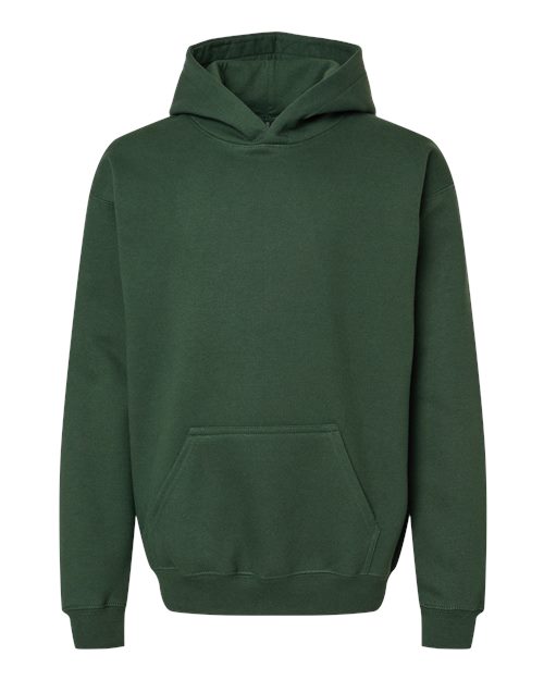Gildan SF500B - Youth Softstyle Midweight Hooded Sweatshirt - Forest Green