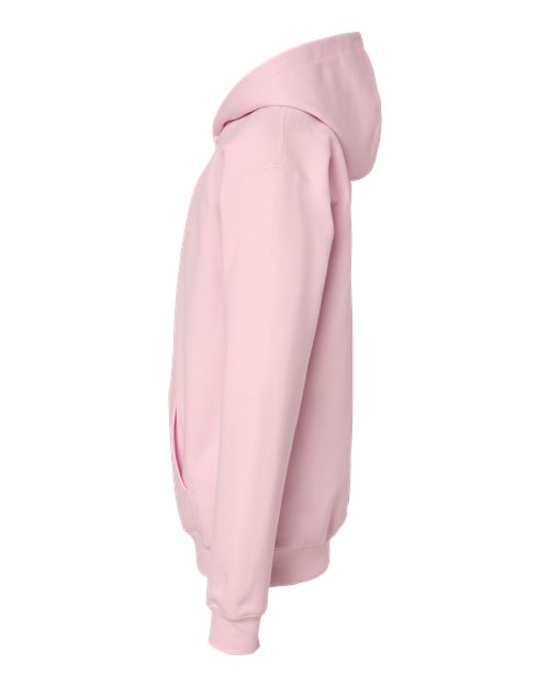 Gildan SF500B - Youth Softstyle Midweight Hooded Sweatshirt - Light Pink