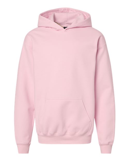Gildan SF500B - Youth Softstyle Midweight Hooded Sweatshirt - Light Pink