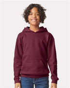 Gildan SF500B - Youth Softstyle Midweight Hooded Sweatshirt - Maroon