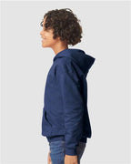 Gildan SF500B - Youth Softstyle Midweight Hooded Sweatshirt - Navy