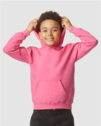 Gildan SF500B - Youth Softstyle Midweight Hooded Sweatshirt - Pink Lemonade
