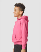 Gildan SF500B - Youth Softstyle Midweight Hooded Sweatshirt - Pink Lemonade