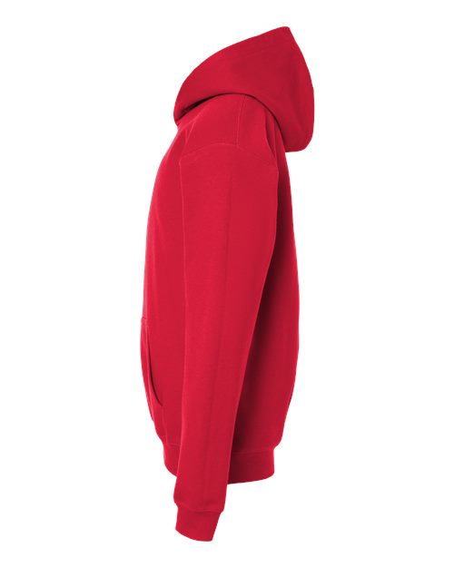 Gildan SF500B - Youth Softstyle Midweight Hooded Sweatshirt - Red