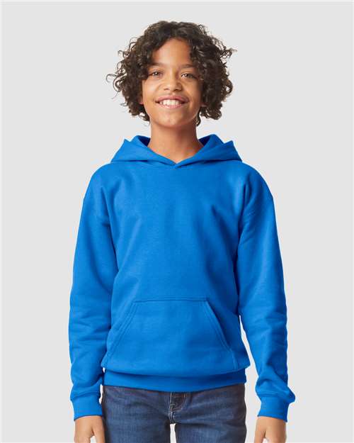 Gildan SF500B - Youth Softstyle Midweight Hooded Sweatshirt - Royal