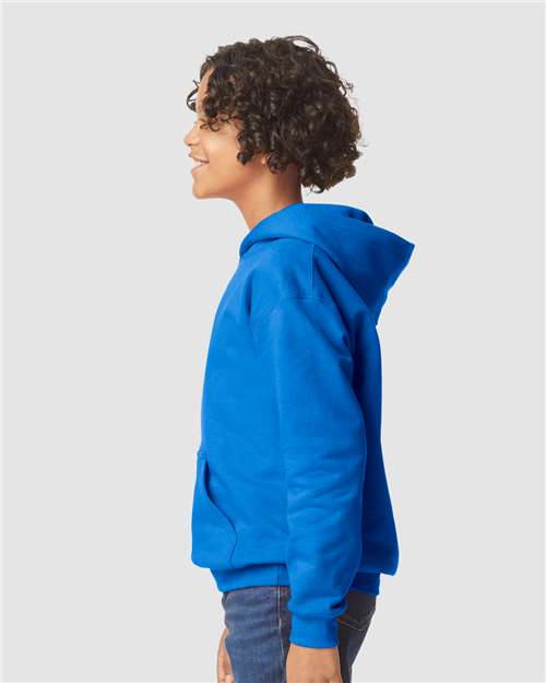Gildan SF500B - Youth Softstyle Midweight Hooded Sweatshirt - Royal