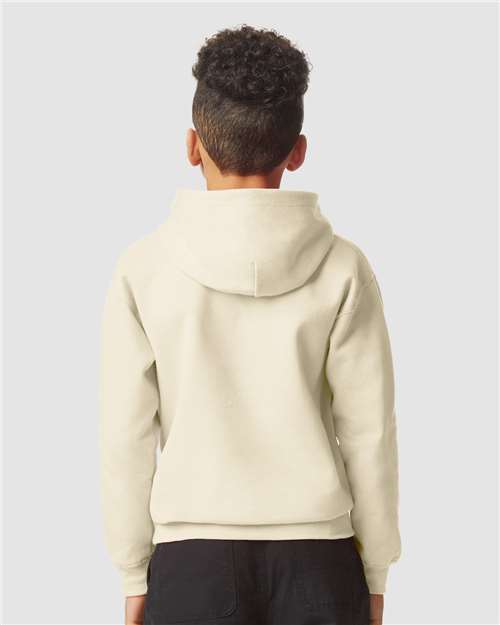Gildan SF500B - Youth Softstyle Midweight Hooded Sweatshirt - Sand