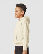 Gildan SF500B - Youth Softstyle Midweight Hooded Sweatshirt - Sand