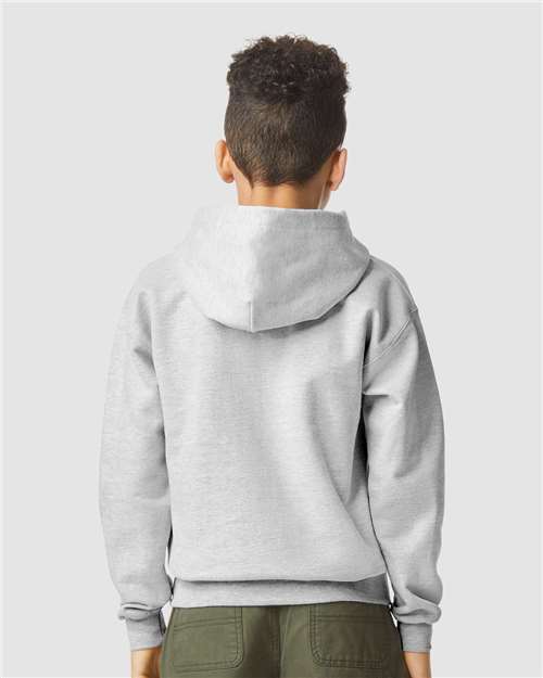 Gildan SF500B - Youth Softstyle Midweight Hooded Sweatshirt - Sport Grey