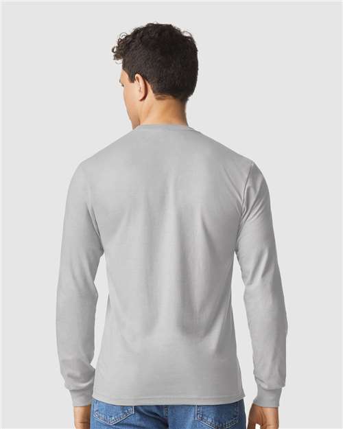 Gildan 64440CVC - Unisex Softstyle CVC Long Sleeve T-Shirt - Cement