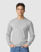 Gildan 64440CVC - Unisex Softstyle CVC Long Sleeve T-Shirt - Cement