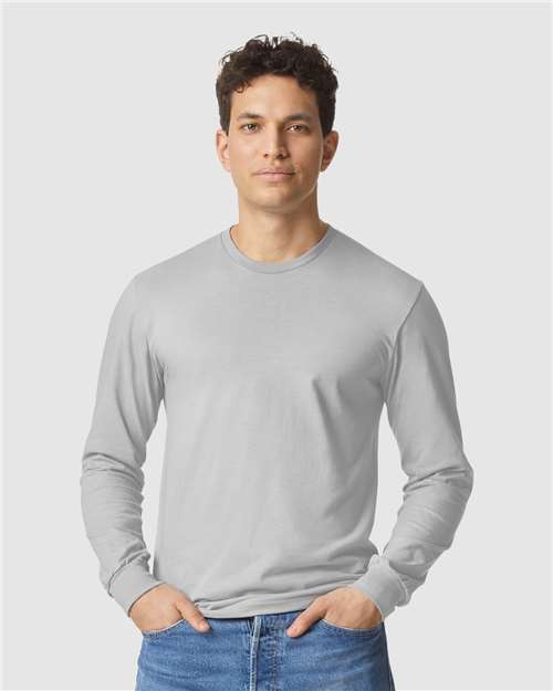 Gildan 64440CVC - Unisex Softstyle CVC Long Sleeve T-Shirt - Cement