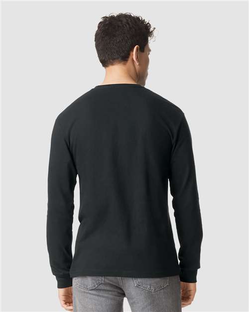 Gildan 64440CVC - Unisex Softstyle CVC Long Sleeve T-Shirt - Pitch Black