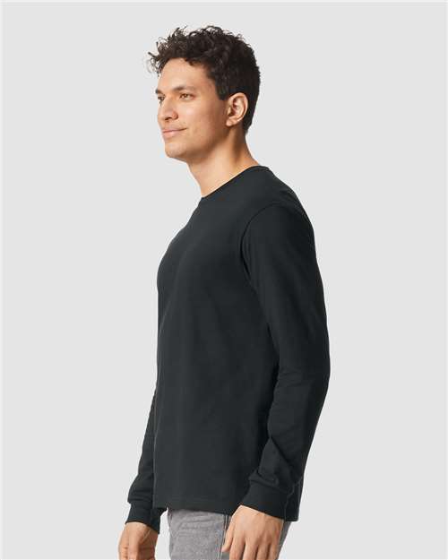 Gildan 64440CVC - Unisex Softstyle CVC Long Sleeve T-Shirt - Pitch Black