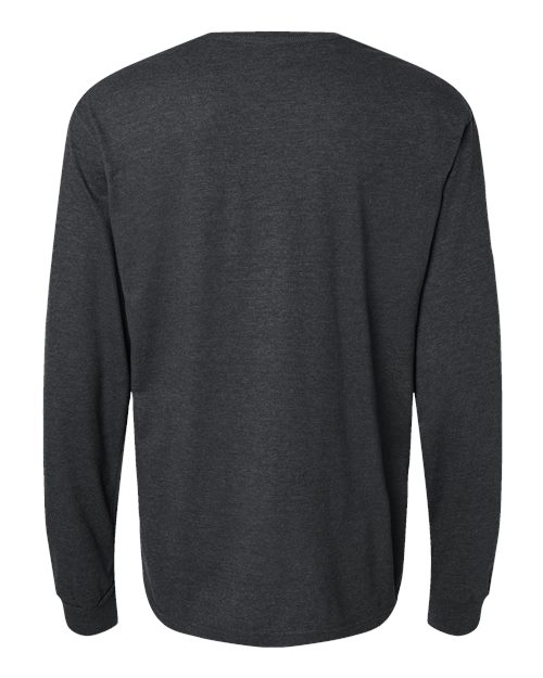 Gildan 64440CVC - Unisex Softstyle CVC Long Sleeve T-Shirt - Pitch Black Mist
