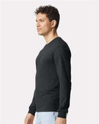 Gildan 64440CVC - Unisex Softstyle CVC Long Sleeve T-Shirt - Pitch Black Mist