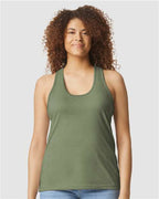 Gildan 64220LCVC - Women's Softstyle CVC Racerback Tank Top - Cactus