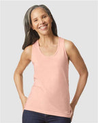 Gildan 64220LCVC - Women's Softstyle CVC Racerback Tank Top - Dusty Rose