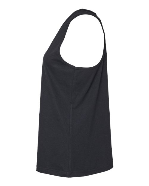 Gildan 64220LCVC - Women's Softstyle CVC Racerback Tank Top - Pitch Black