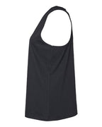 Gildan 64220LCVC - Women's Softstyle CVC Racerback Tank Top - Pitch Black