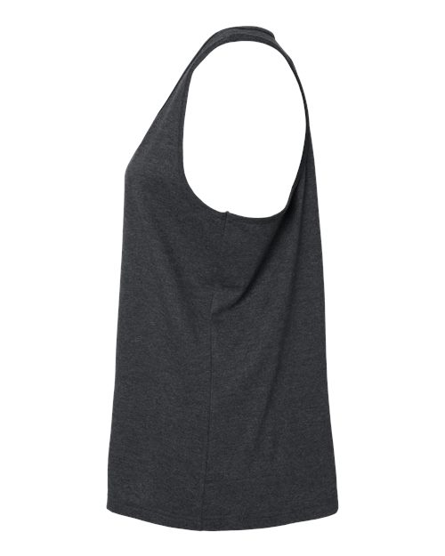 Gildan 64220LCVC - Women's Softstyle CVC Racerback Tank Top - Pitch Black Mist