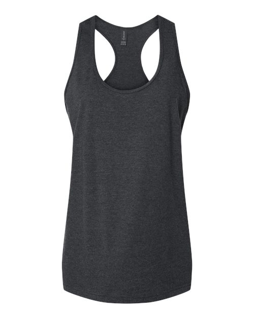 Gildan 64220LCVC - Women's Softstyle CVC Racerback Tank Top - Pitch Black Mist