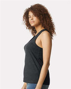 Gildan 64220LCVC - Women's Softstyle CVC Racerback Tank Top - Pitch Black Mist