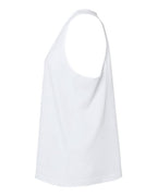 Gildan 64220LCVC - Women's Softstyle CVC Racerback Tank Top - White