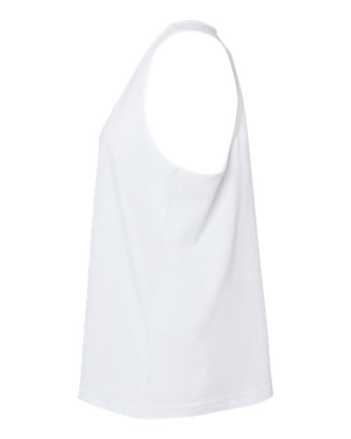 Gildan 64220LCVC - Women's Softstyle CVC Racerback Tank Top - White