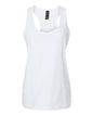 Gildan 64220LCVC - Women's Softstyle CVC Racerback Tank Top - White