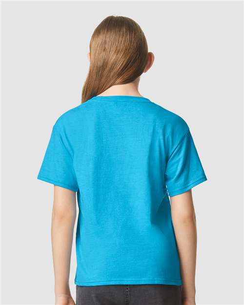 Gildan 64000BCVC - Youth Softstyle CVC T-Shirt - Caribbean Mist