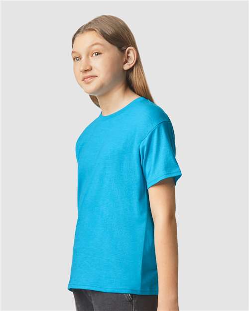 Gildan 64000BCVC - Youth Softstyle CVC T-Shirt - Caribbean Mist