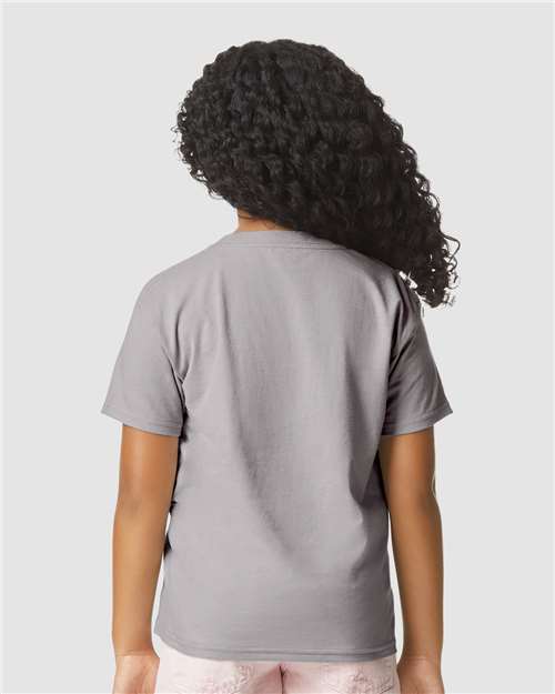 Gildan 64000BCVC - Youth Softstyle CVC T-Shirt - Cement